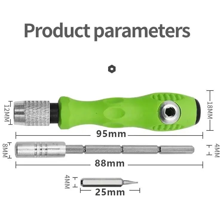 Mini 32-in-1 Precision Screwdriver Set Magnetic Phillips Bits Multifunctional Hand Repair Tool Kit for Phone Watch Glasses PC - Cozy & Co. Market