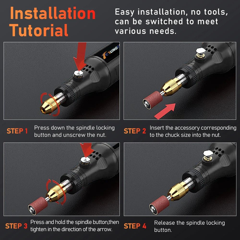 Mini Electric Drill USB Wireless Mini Handheld Drill Rotary Tool Woodworking Engraving Pen Dremel Tools for Jewelry Metal Glass - Cozy & Co. Market