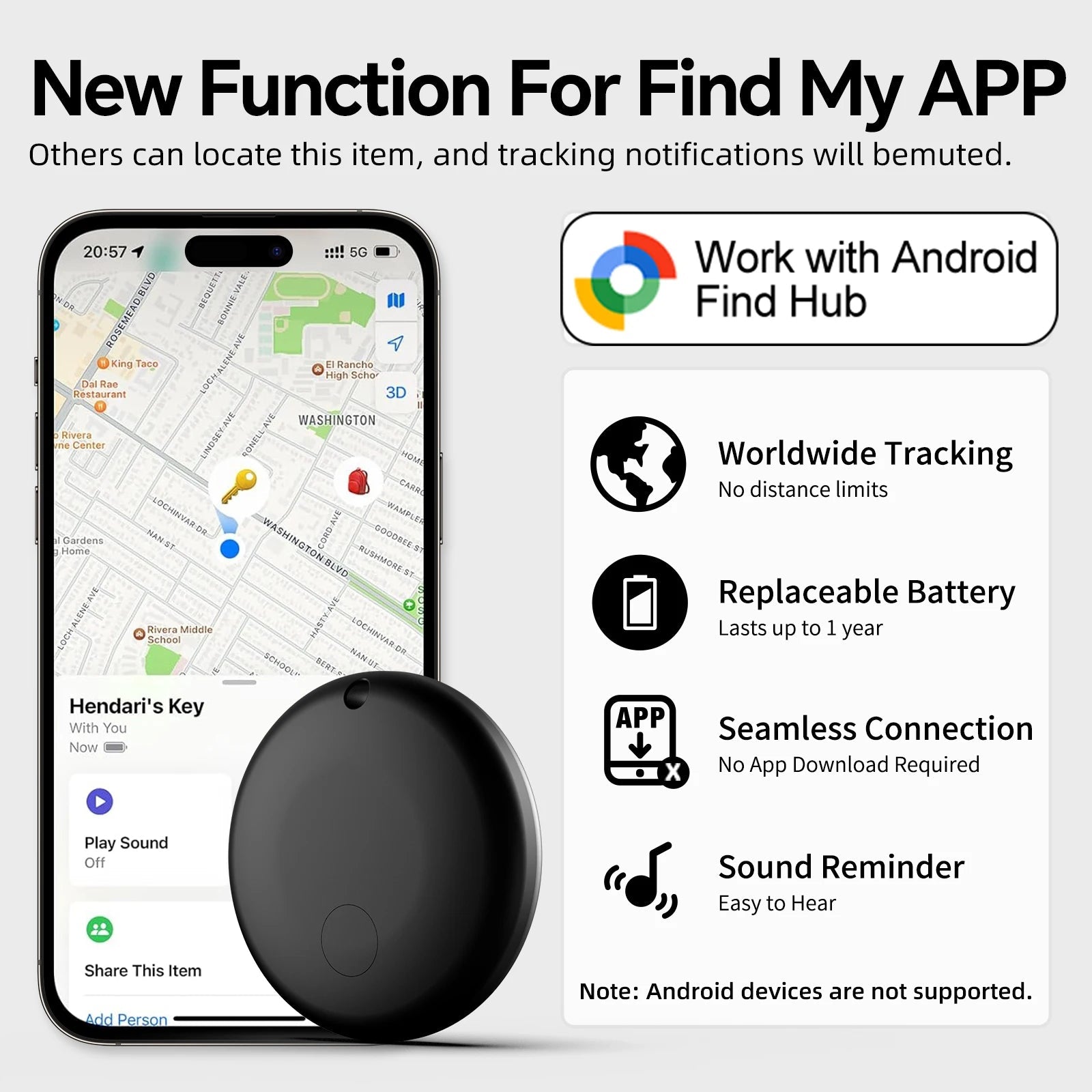 Mini Tag Gps Tracker Android Google Find My Gps Locator Air Tag Car Gps Tracking Device Gps Tracker Bicycle Electronics Security - Cozy & Co. Market