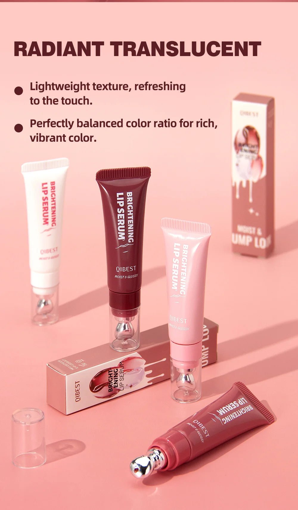 Moisturizing Lip Lotion Essence Volumizing Lip Glaze Women's Moisturizing and Moisturizing Natural Lip Gloss Hydrating Lip Gloss - Cozy & Co. Market