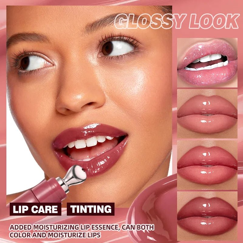 Moisturizing Lip Lotion Essence Volumizing Lip Glaze Women's Moisturizing and Moisturizing Natural Lip Gloss Hydrating Lip Gloss - Cozy & Co. Market