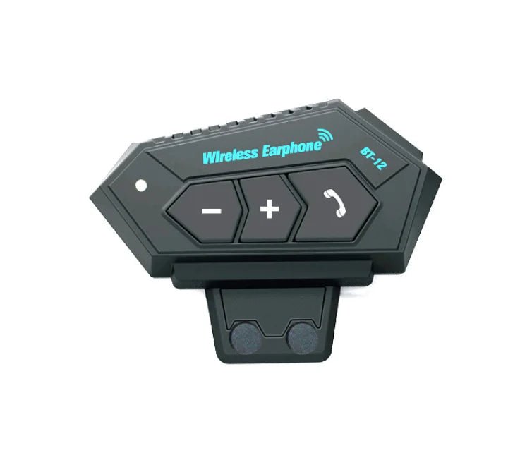 Motorcycle Wireless Helmet Headset BT12 Large Capacity 1000 MAh - Cozy & Co. Market