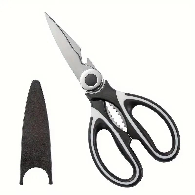 Multifunctional kitchen scissors Household kill fish cut vegetables roast broiler bone scissors Stainless steel scissors - Cozy & Co. Market