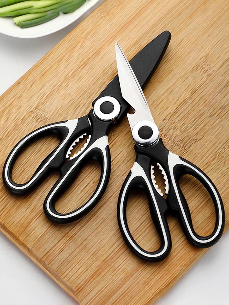 Multifunctional kitchen scissors Household kill fish cut vegetables roast broiler bone scissors Stainless steel scissors - Cozy & Co. Market