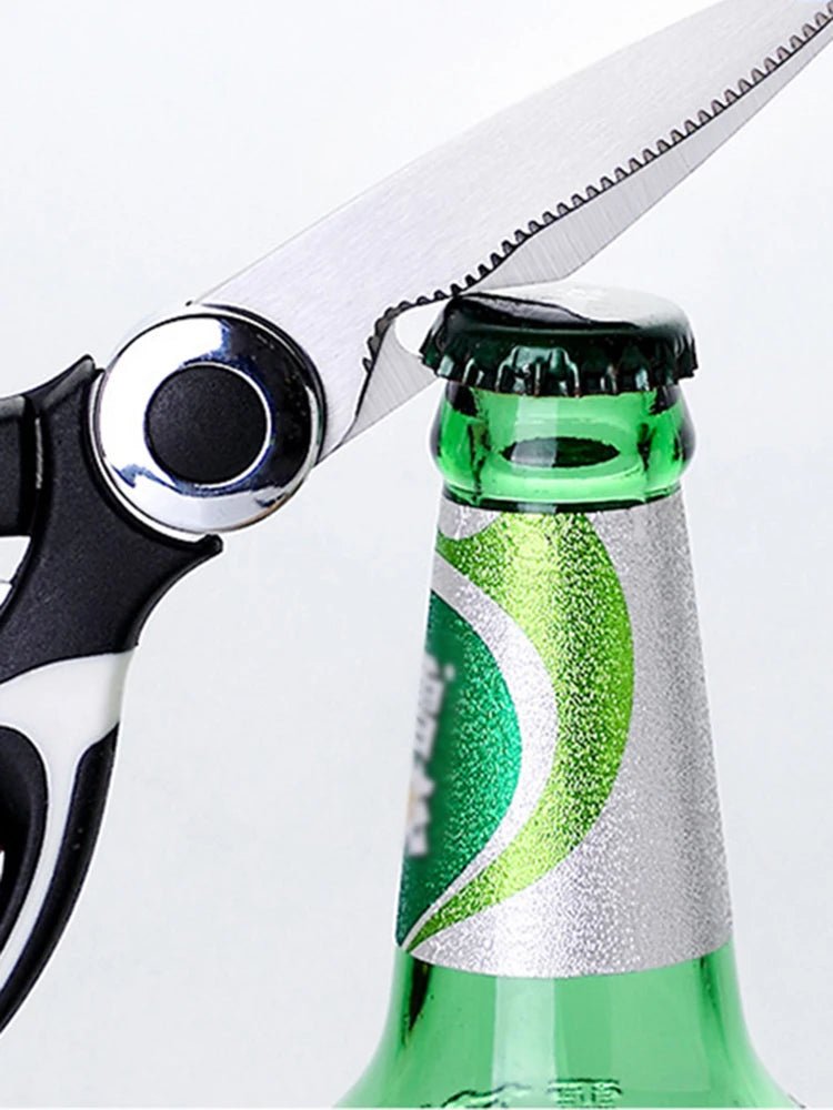 Multifunctional kitchen scissors Household kill fish cut vegetables roast broiler bone scissors Stainless steel scissors - Cozy & Co. Market