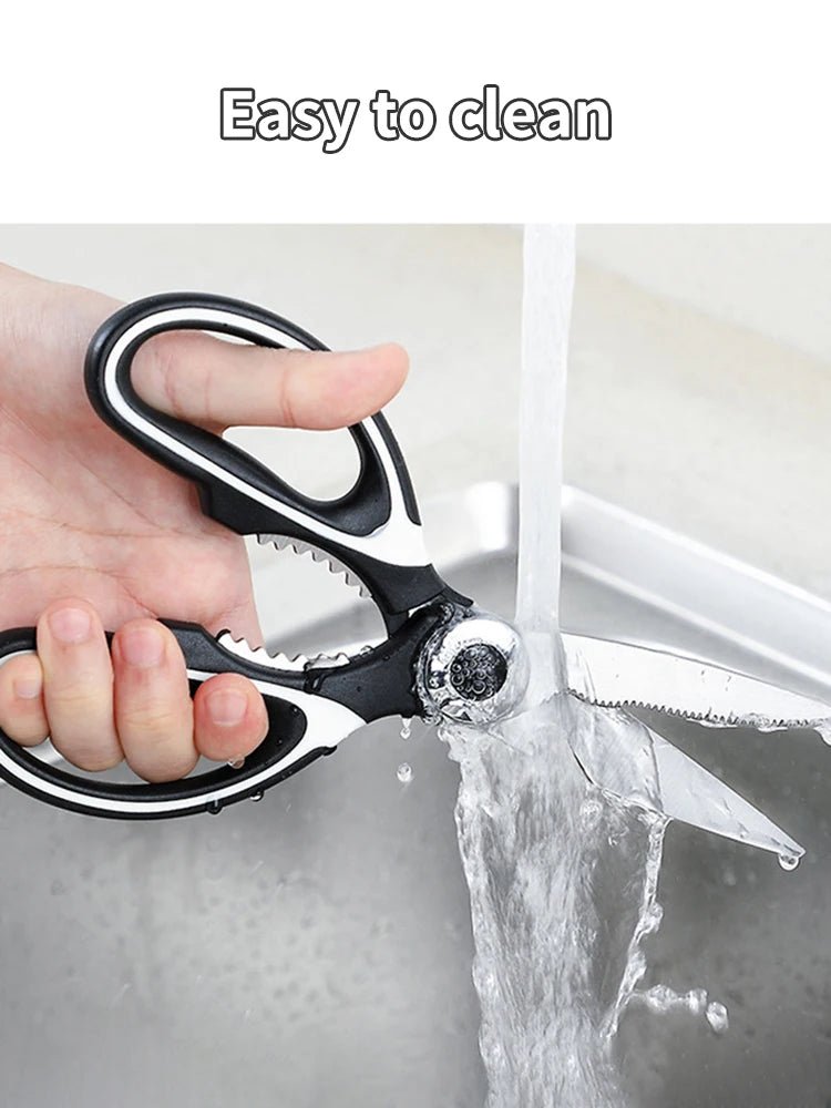 Multifunctional kitchen scissors Household kill fish cut vegetables roast broiler bone scissors Stainless steel scissors - Cozy & Co. Market