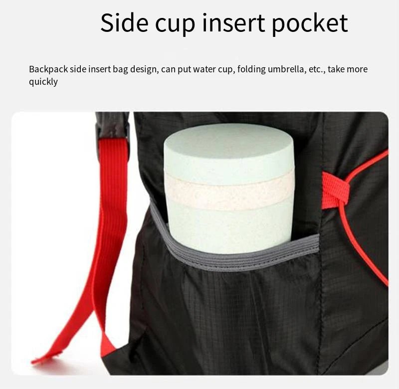 Multifunctional Outdoor Folding Backpack High Density Lightweight Waterproof Nylon Fabric Sports Bag for Camping Hiking Travel - Cozy & Co. Market