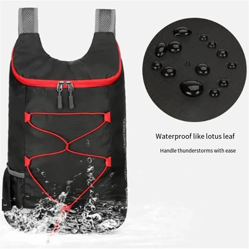 Multifunctional Outdoor Folding Backpack High Density Lightweight Waterproof Nylon Fabric Sports Bag for Camping Hiking Travel - Cozy & Co. Market