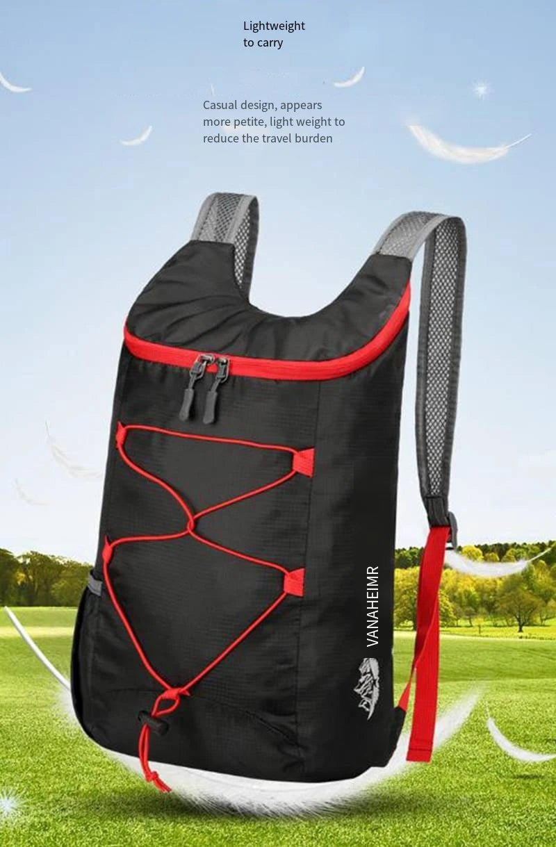 Multifunctional Outdoor Folding Backpack High Density Lightweight Waterproof Nylon Fabric Sports Bag for Camping Hiking Travel - Cozy & Co. Market