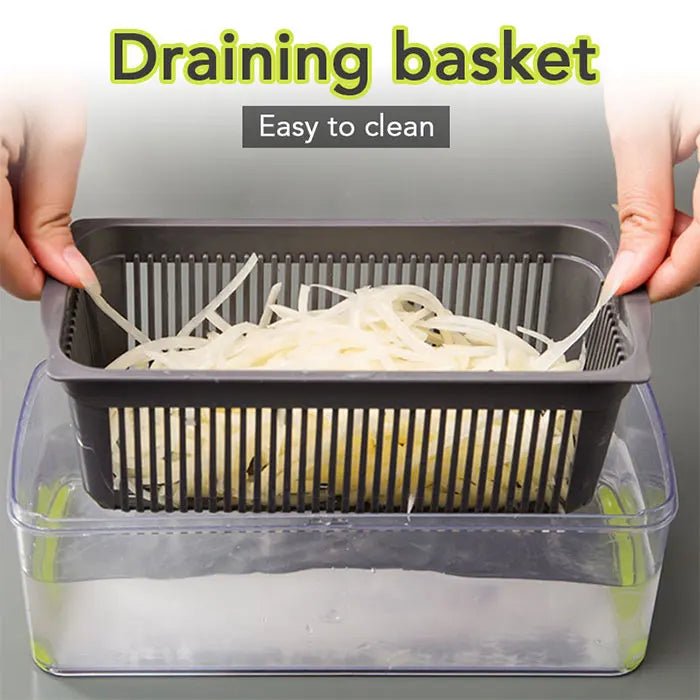 Multifunctional Vegetable Chopper & Grater — Manual Slicer & Shredder - Cozy & Co. Market