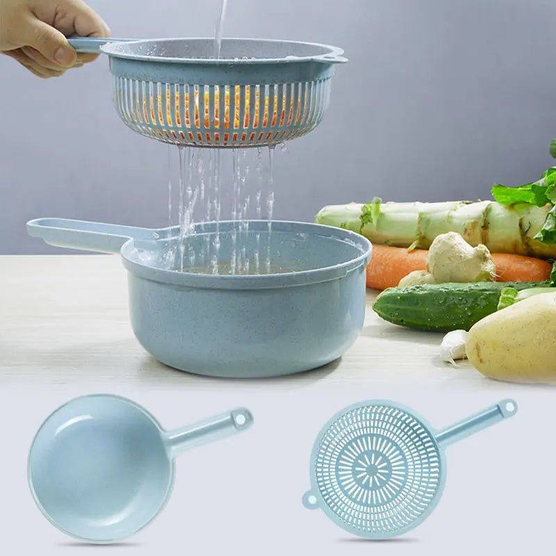 Multifunctional Vegetable Chopper & Grater — Manual Slicer & Shredder - Cozy & Co. Market