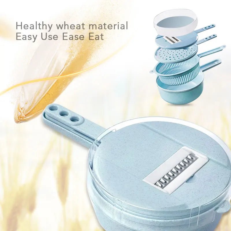Multifunctional Vegetable Chopper & Grater — Manual Slicer & Shredder - Cozy & Co. Market