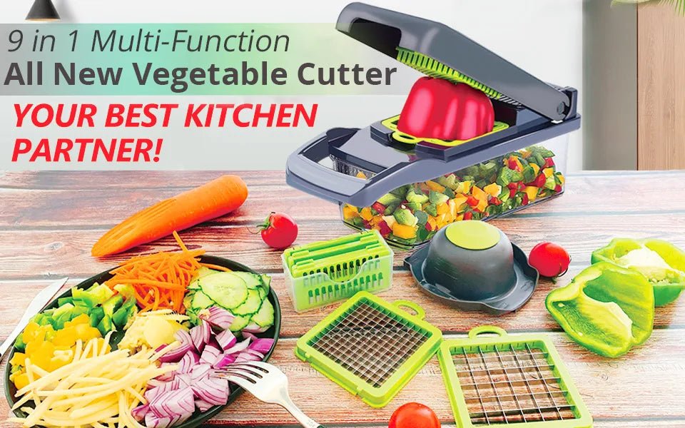 Multifunctional Vegetable Chopper & Grater — Manual Slicer & Shredder - Cozy & Co. Market