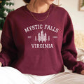 Mystic Falls Virginia Sweatshirt Vampire Fan Sweater Salvatore Brothers Hoodie Unisex Long Sleeve Sweatshirts Casual Pullovers - Cozy & Co. Market