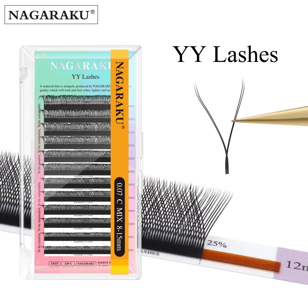 NAGARAKU YY Shape Hand Woven Premium Eyelashes Extension - Cozy & Co. Market
