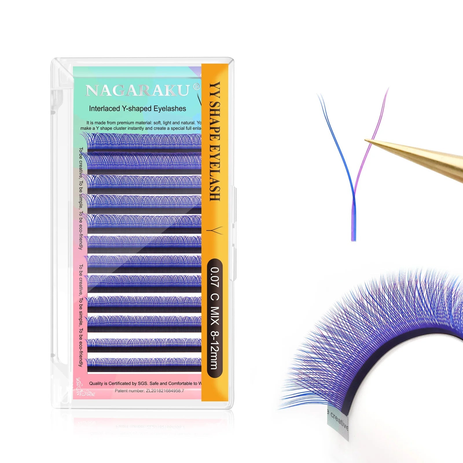 NAGARAKU YY Shape Hand Woven Premium Eyelashes Extension - Cozy & Co. Market