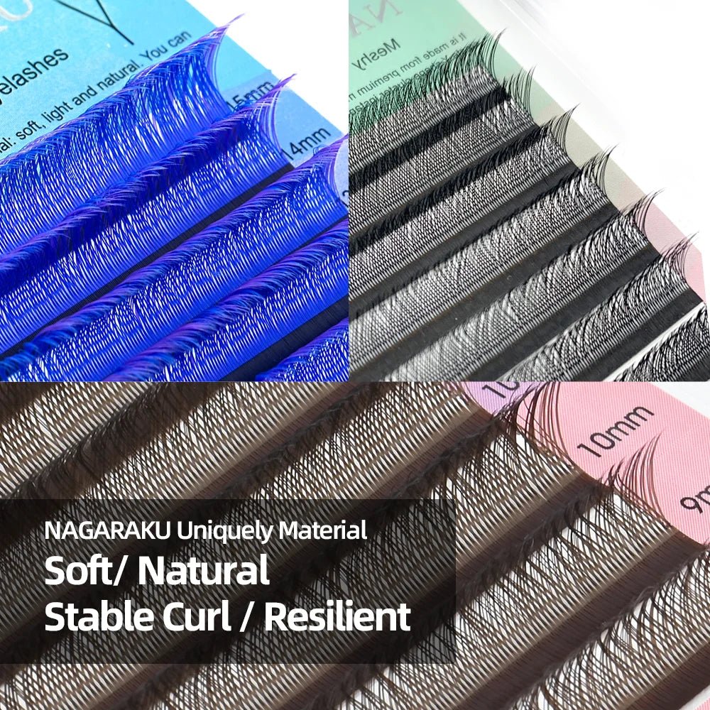 NAGARAKU YY Shape Hand Woven Premium Eyelashes Extension - Cozy & Co. Market