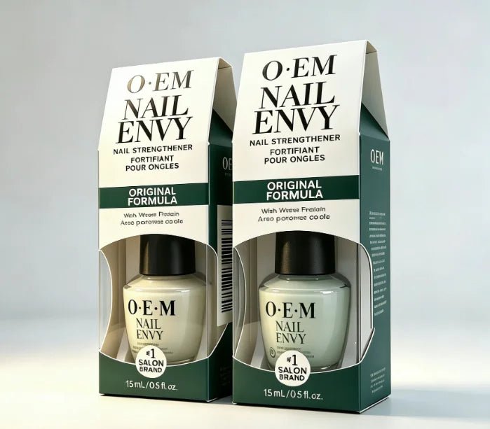 Nail Strengthener Treatment Set 2pcs 15ml Each Clear Protective Formula for Brittle Nails Repair & Daily Care - Cozy & Co. Market