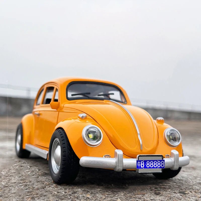 New 1:18 Classic Car Beetle 1955 Alloy Car Model Sound and Light Pull Back Children's Toy Collectibles Birthday gift - Cozy & Co. Market