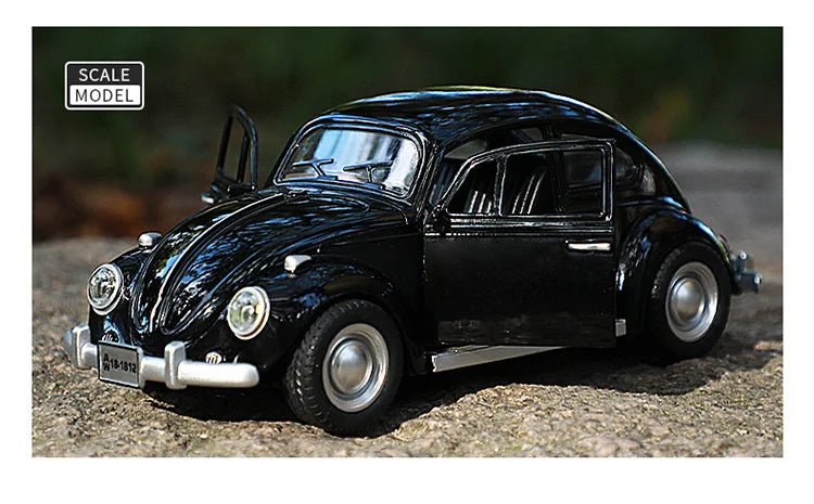 New 1:18 Classic Car Beetle 1955 Alloy Car Model Sound and Light Pull Back Children's Toy Collectibles Birthday gift - Cozy & Co. Market