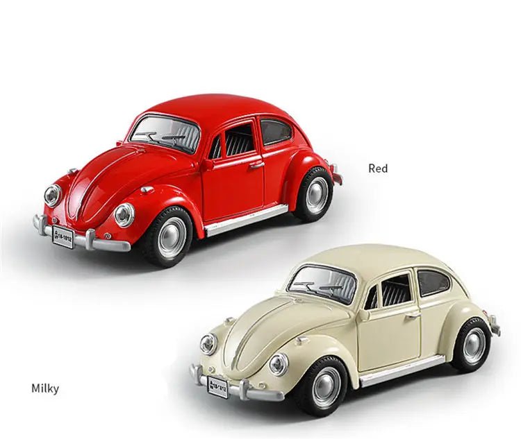 New 1:18 Classic Car Beetle 1955 Alloy Car Model Sound and Light Pull Back Children's Toy Collectibles Birthday gift - Cozy & Co. Market