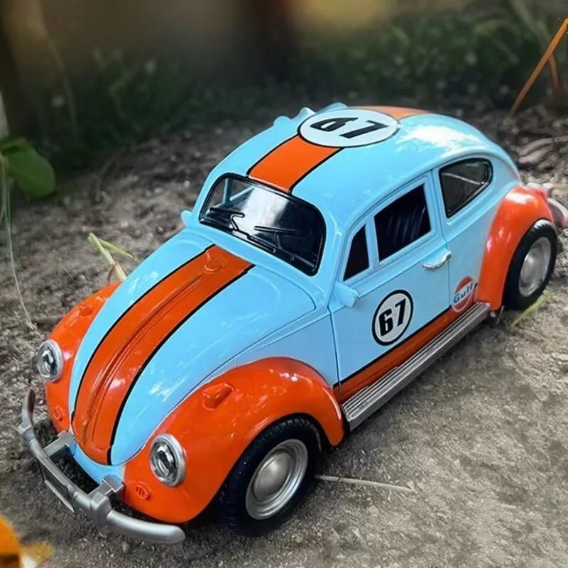 New 1:18 Classic Car Beetle 1955 Alloy Car Model Sound and Light Pull Back Children's Toy Collectibles Birthday gift - Cozy & Co. Market