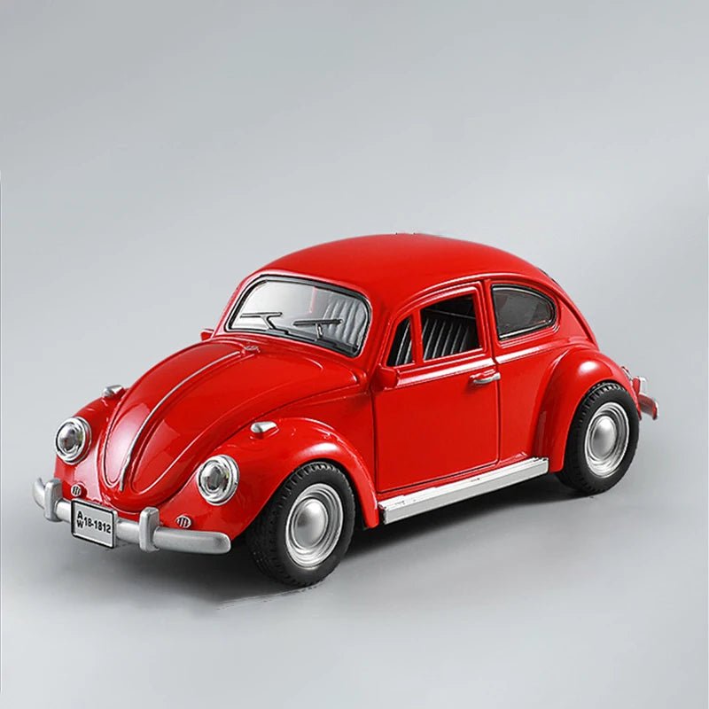 New 1:18 Classic Car Beetle 1955 Alloy Car Model Sound and Light Pull Back Children's Toy Collectibles Birthday gift - Cozy & Co. Market