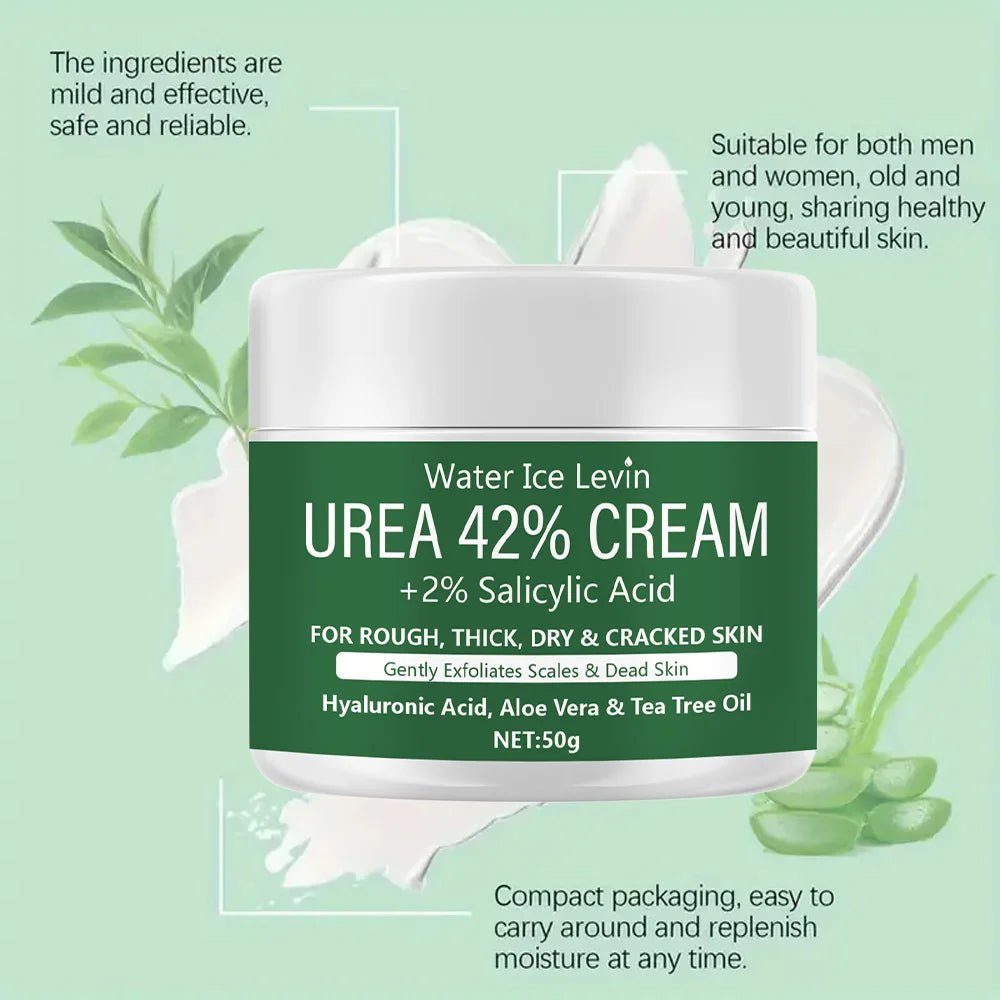 New 42% Urea Cream + 2% Salicylic acid Foot and hand Moisturizer, deep moisturizer and Nourishing moisturizer - Cozy & Co. Market