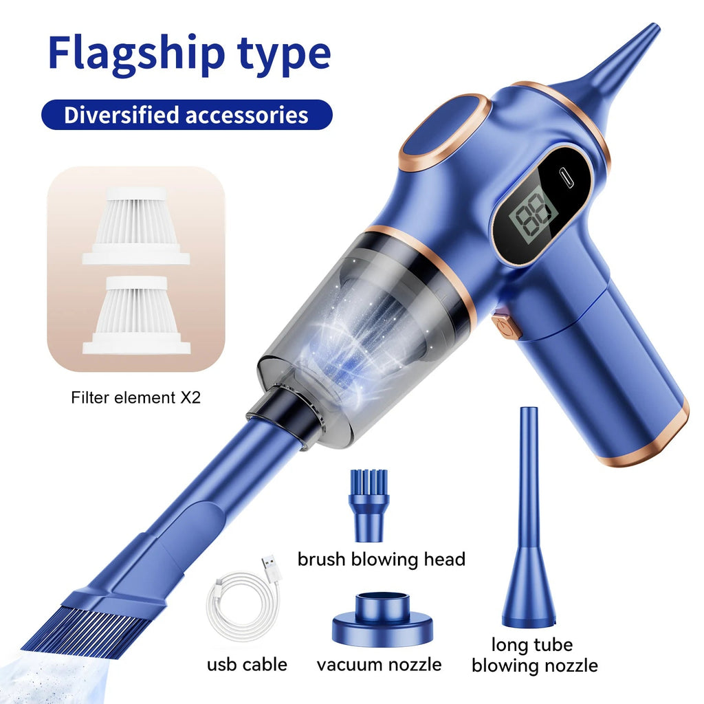 NEW ABS Wireless Car Vacuum Cleaner Home Appliance Sofa Office High-Power Household Cleaning Machine Mini Vacuum Carpet Cleaner - Cozy & Co. Market