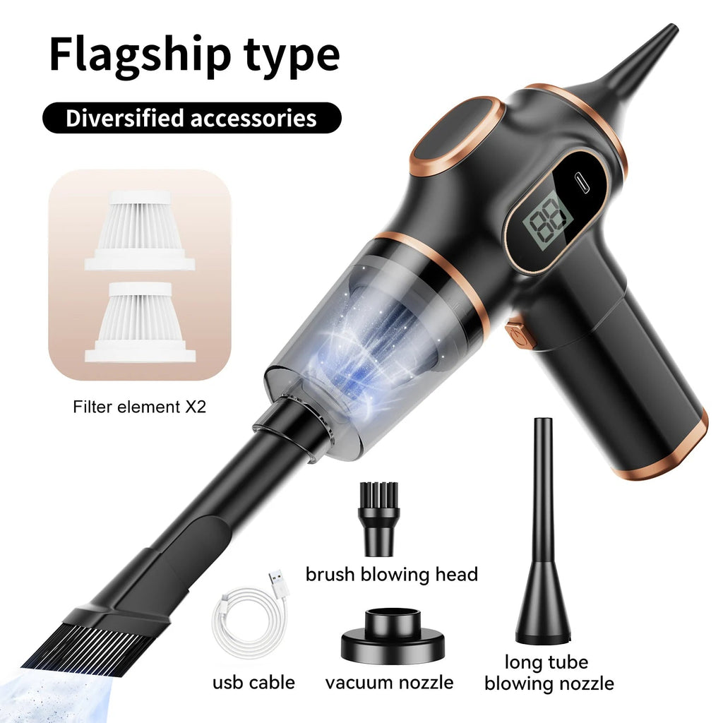 NEW ABS Wireless Car Vacuum Cleaner Home Appliance Sofa Office High-Power Household Cleaning Machine Mini Vacuum Carpet Cleaner - Cozy & Co. Market