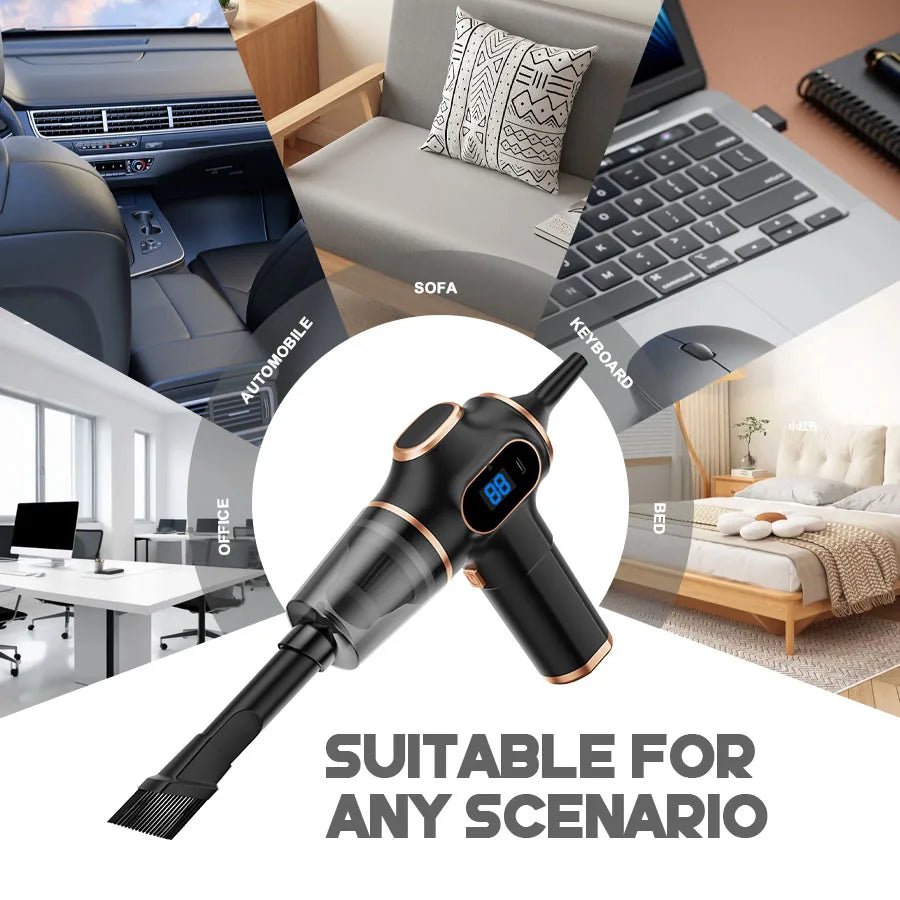 NEW ABS Wireless Car Vacuum Cleaner Home Appliance Sofa Office High-Power Household Cleaning Machine Mini Vacuum Carpet Cleaner - Cozy & Co. Market