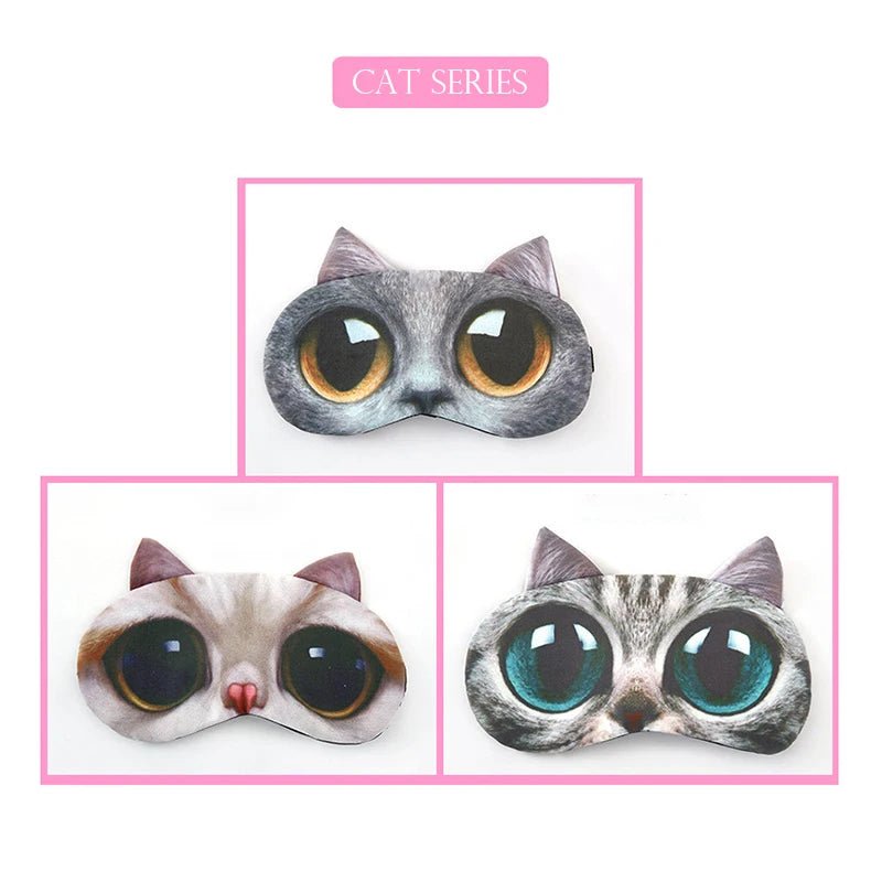 New Anime Sleep Mask Cotton Sleeping Eye Mask Cute Kids Cartoon Eye Cover Blindfolds Travel Home Eyes Relax Masks Eyepatch - Cozy & Co. Market