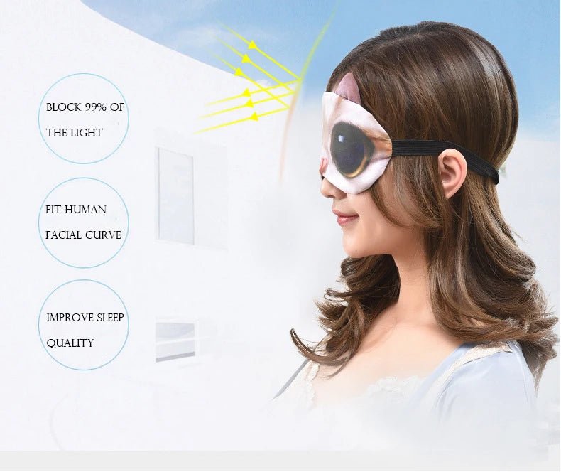 New Anime Sleep Mask Cotton Sleeping Eye Mask Cute Kids Cartoon Eye Cover Blindfolds Travel Home Eyes Relax Masks Eyepatch - Cozy & Co. Market