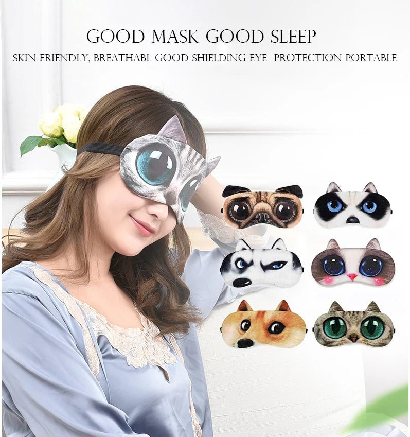 New Anime Sleep Mask Cotton Sleeping Eye Mask Cute Kids Cartoon Eye Cover Blindfolds Travel Home Eyes Relax Masks Eyepatch - Cozy & Co. Market