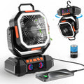 New Arrival Rechargeable Fan 40000mAh Portable 4 Levels Speed Long Battery Camp Fan with 5 Lighting for Outdoor Camping Picnic - Cozy & Co. Market