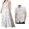New Arrivals 2023 Luxury Design Match Clothes for Couple Polynesian Tapa Tribal Plus Size Fashion Custom Set of Couples 1 MOQ - Cozy & Co. Market