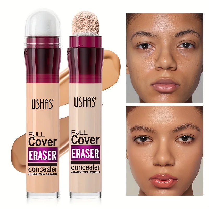 New Sponge Head Concealer for Dark Circles Freckles Acne Pigmentation and Blemishes Long Lasting Moisturizing Liquid Foundation - Cozy & Co. Market