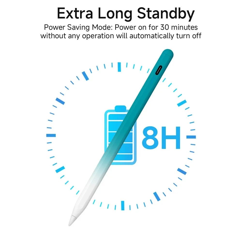 New Stylus Pen for iPad 2018-2026 Air/Mini/Pro iPad Pencil For Apple Pencil 2 with LED Power Indicators Palm Rejection Touch Pen - Cozy & Co. Market