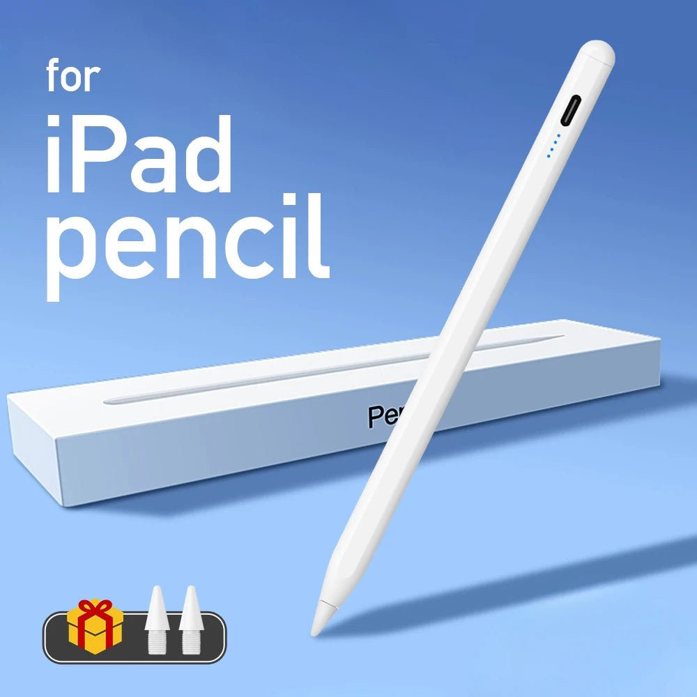 New Stylus Pen for iPad 2018-2026 Air/Mini/Pro iPad Pencil For Apple Pencil 2 with LED Power Indicators Palm Rejection Touch Pen - Cozy & Co. Market