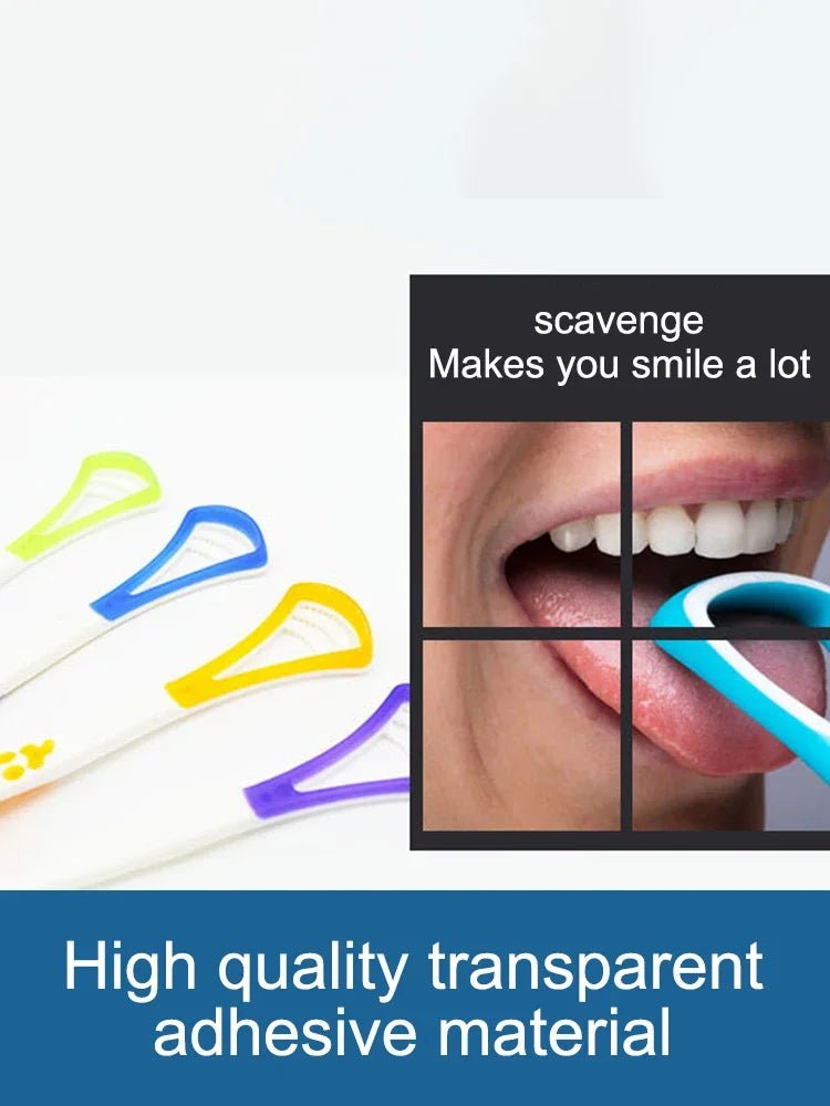 New Tongue Scraper, Tongue Coating Cleaner, Tongue Scraper To Eliminate Bad Breath, Thick And White Tongues Coating, Oral Care - Cozy & Co. Market