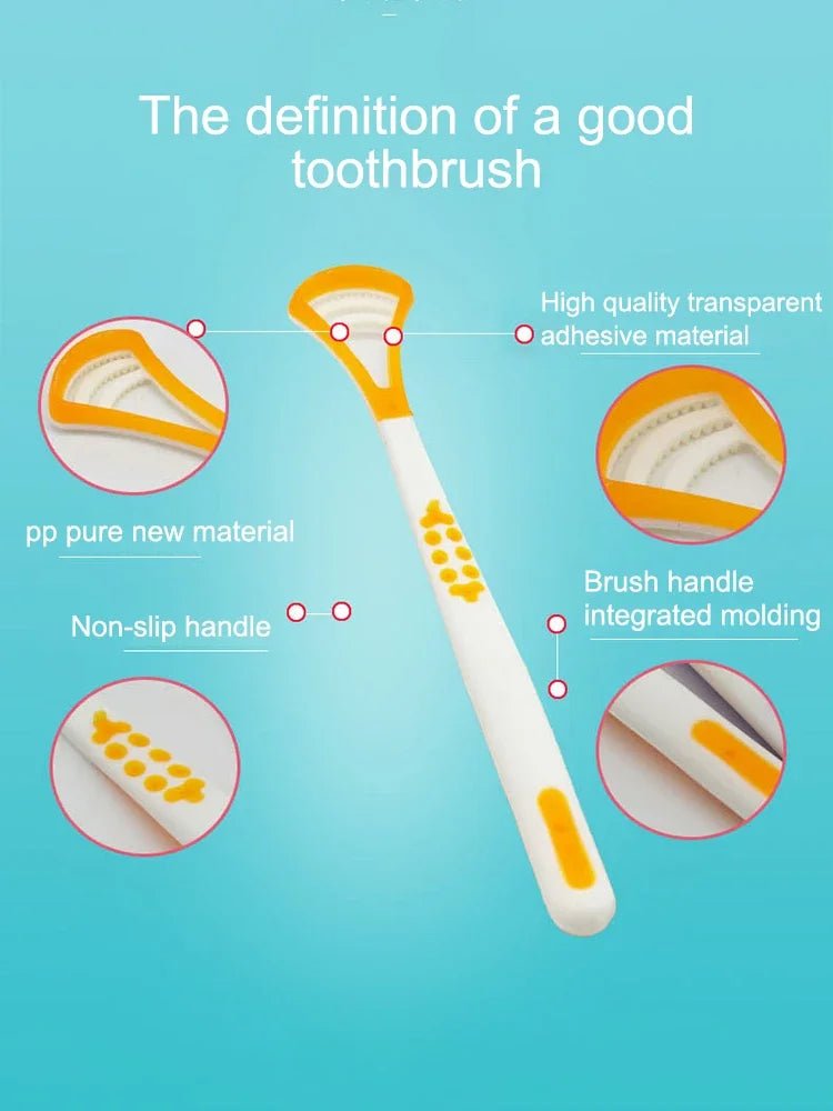 New Tongue Scraper, Tongue Coating Cleaner, Tongue Scraper To Eliminate Bad Breath, Thick And White Tongues Coating, Oral Care - Cozy & Co. Market