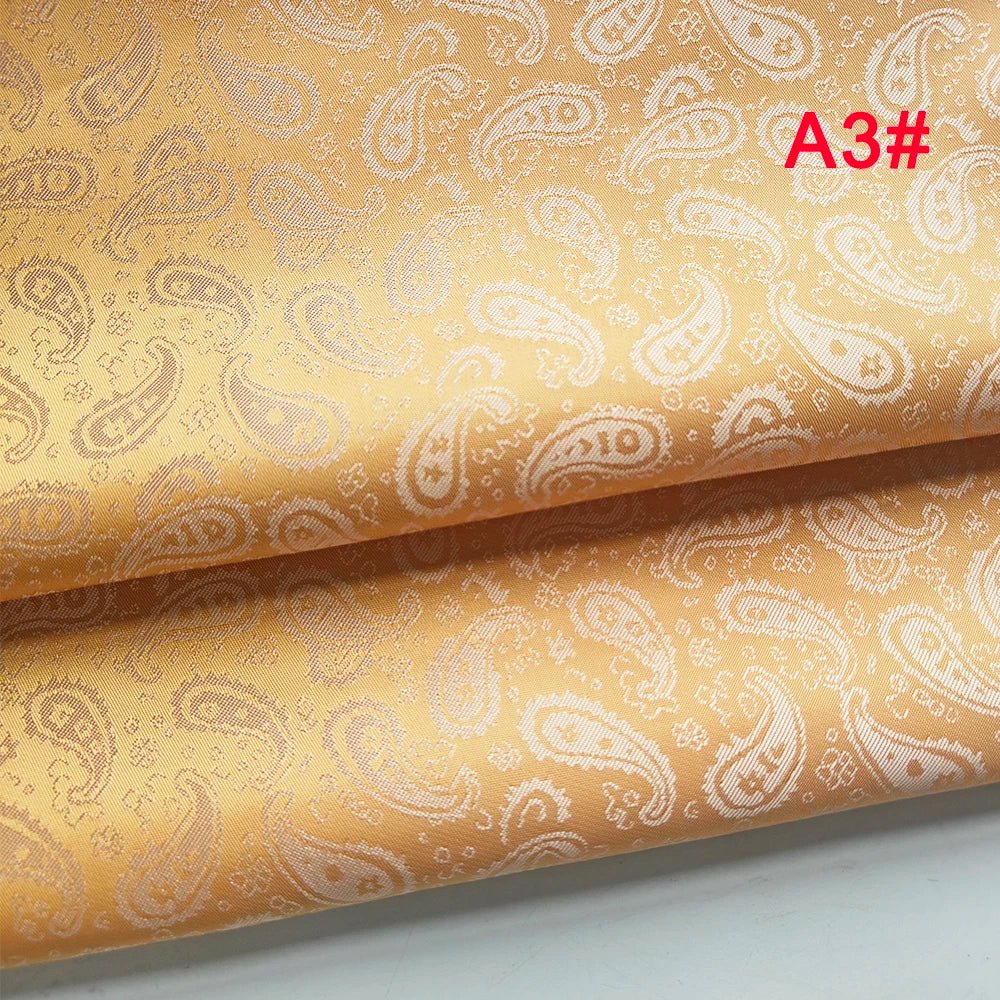 Newest Small Paisley Jacquard Brocade Fabric Polyester Viscose Breathable Anti-static Suit Lining Coat Jacket Hat Inner - Cozy & Co. Market