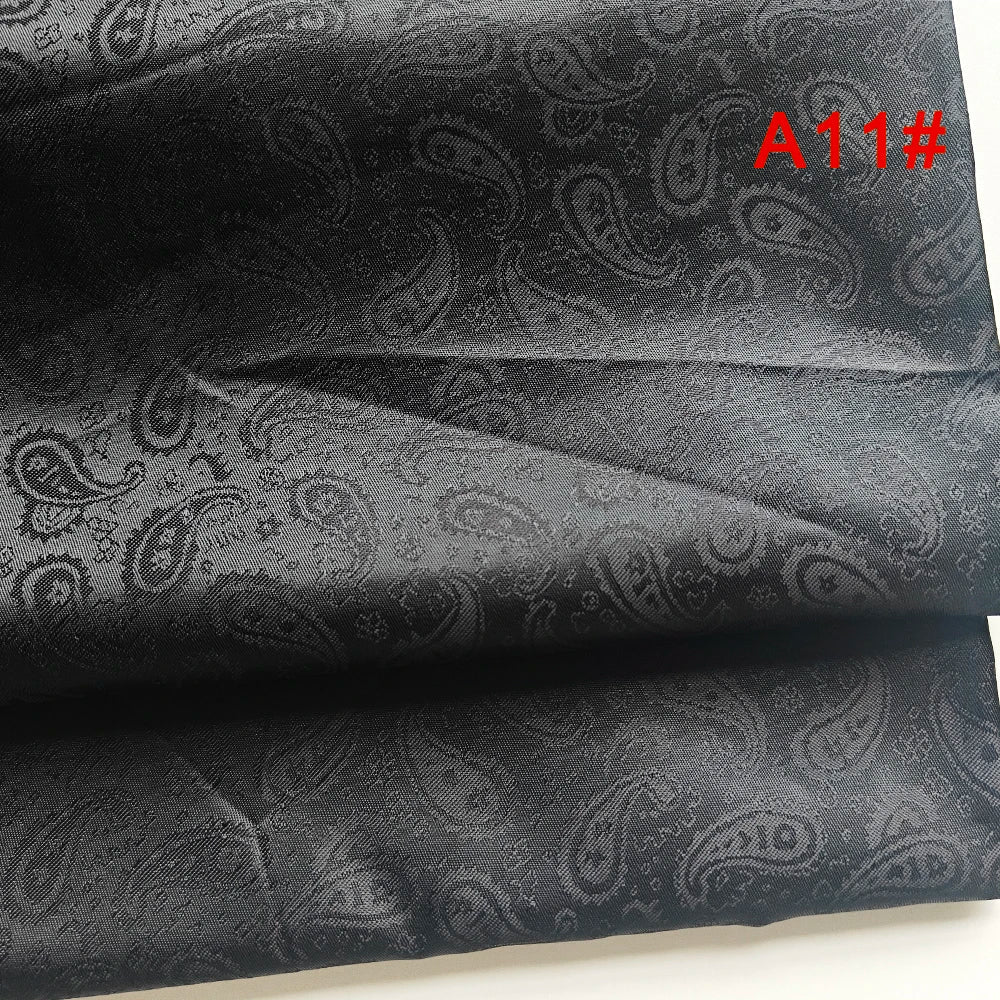 Newest Small Paisley Jacquard Brocade Fabric Polyester Viscose Breathable Anti-static Suit Lining Coat Jacket Hat Inner - Cozy & Co. Market