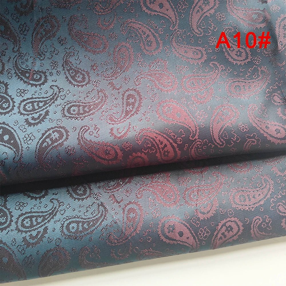 Newest Small Paisley Jacquard Brocade Fabric Polyester Viscose Breathable Anti-static Suit Lining Coat Jacket Hat Inner - Cozy & Co. Market