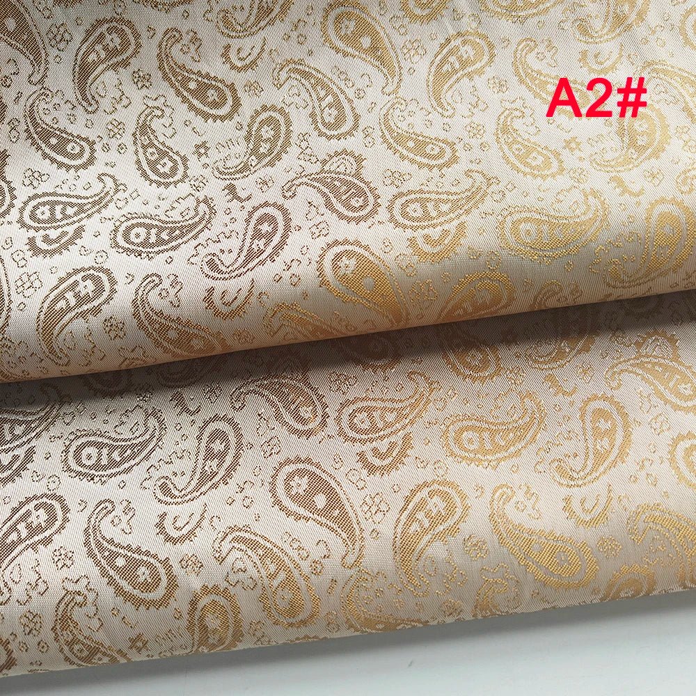 Newest Small Paisley Jacquard Brocade Fabric Polyester Viscose Breathable Anti-static Suit Lining Coat Jacket Hat Inner - Cozy & Co. Market