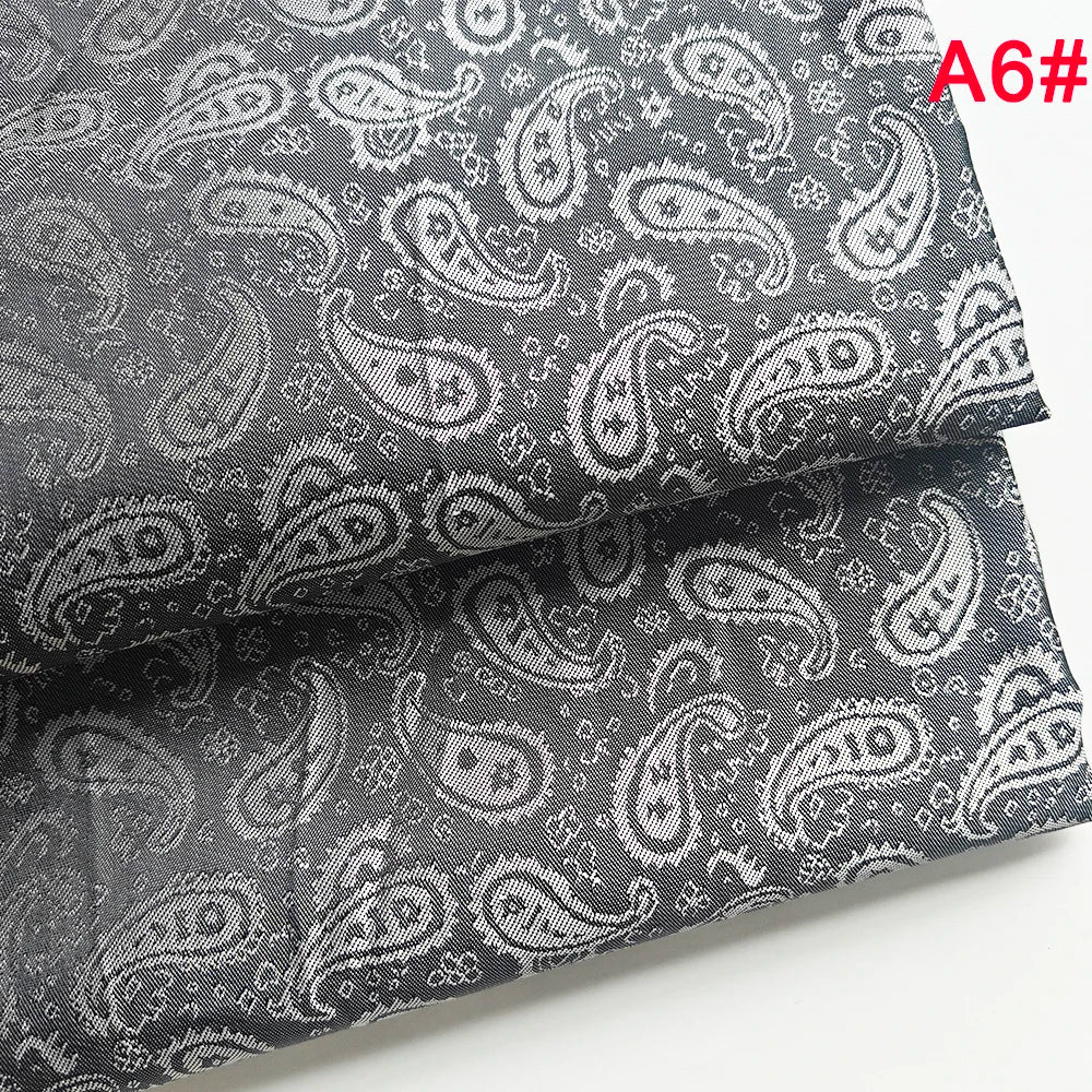 Newest Small Paisley Jacquard Brocade Fabric Polyester Viscose Breathable Anti-static Suit Lining Coat Jacket Hat Inner - Cozy & Co. Market