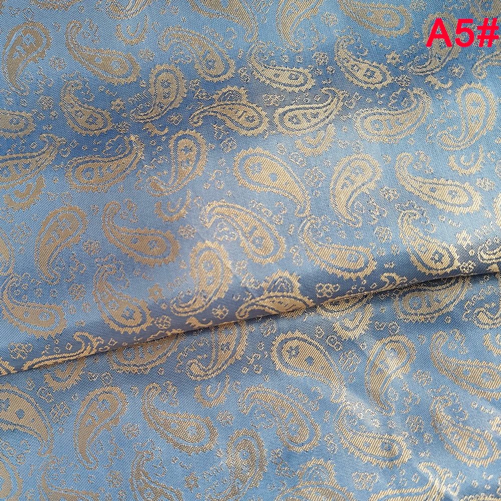 Newest Small Paisley Jacquard Brocade Fabric Polyester Viscose Breathable Anti-static Suit Lining Coat Jacket Hat Inner - Cozy & Co. Market
