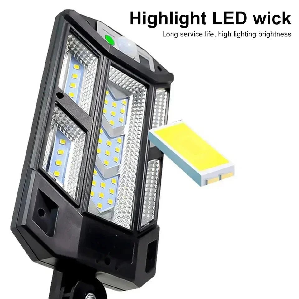 Newest Solar LED Light 300000LM Outdoor Solar Lamp Of Motion Sensor 4 Mode Waterproof IP65 Solar Garden Light Street Yard Lanter - Cozy & Co. Market