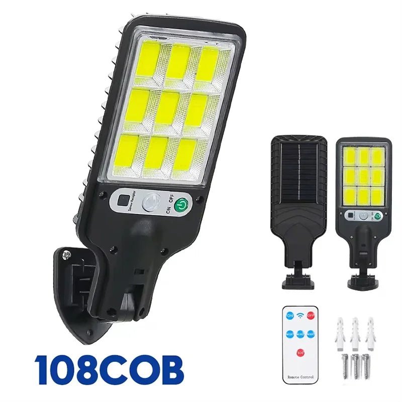 Newest Solar LED Light 300000LM Outdoor Solar Lamp Of Motion Sensor 4 Mode Waterproof IP65 Solar Garden Light Street Yard Lanter - Cozy & Co. Market