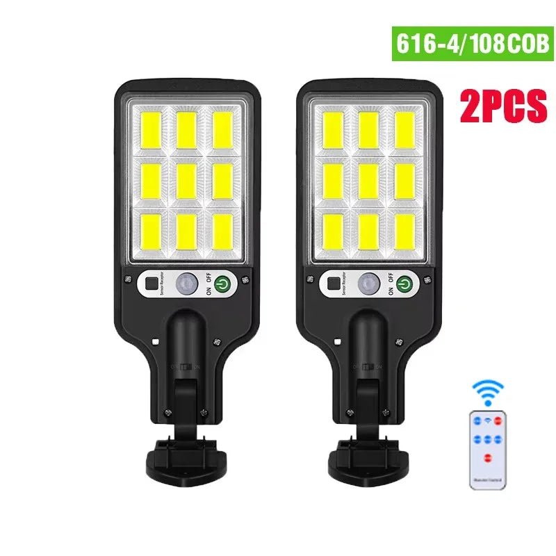 Newest Solar LED Light 300000LM Outdoor Solar Lamp Of Motion Sensor 4 Mode Waterproof IP65 Solar Garden Light Street Yard Lanter - Cozy & Co. Market